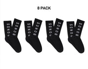 Bonds Mens Originals Crew Socks Stretchy Rib Ankle & Arch Support 8 Pack SYEX2N