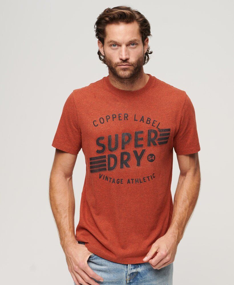 Superdry Mens Copper Label Classic Crew Stylish Tee Workwear T-Shirt SM32WT4K