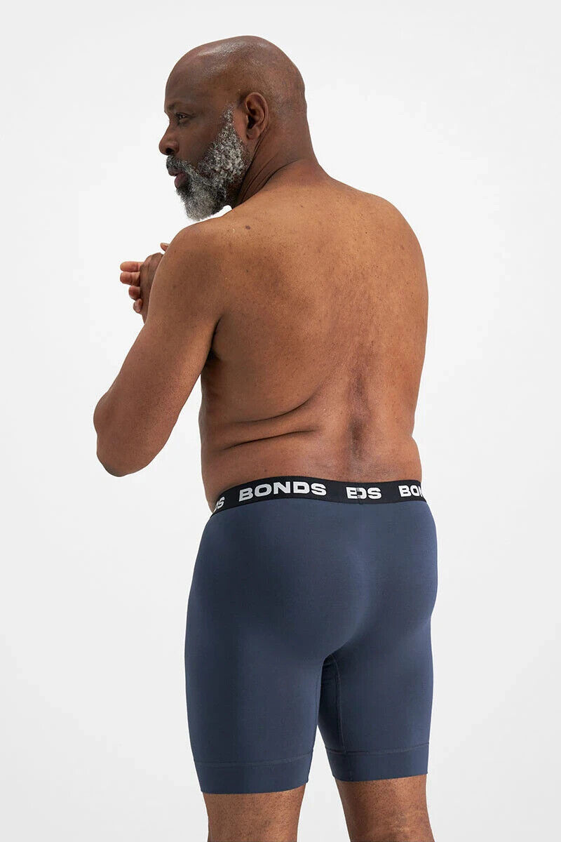 Bonds Mens Total Package Long Trunk Superior Support & Comfort Bands 6 Pack MWHK