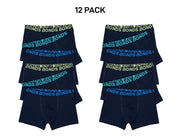 Bonds Boys Trunk Sport Moisture Wicking Cool Dry Comfort Covered 12 Pack UWKN3A