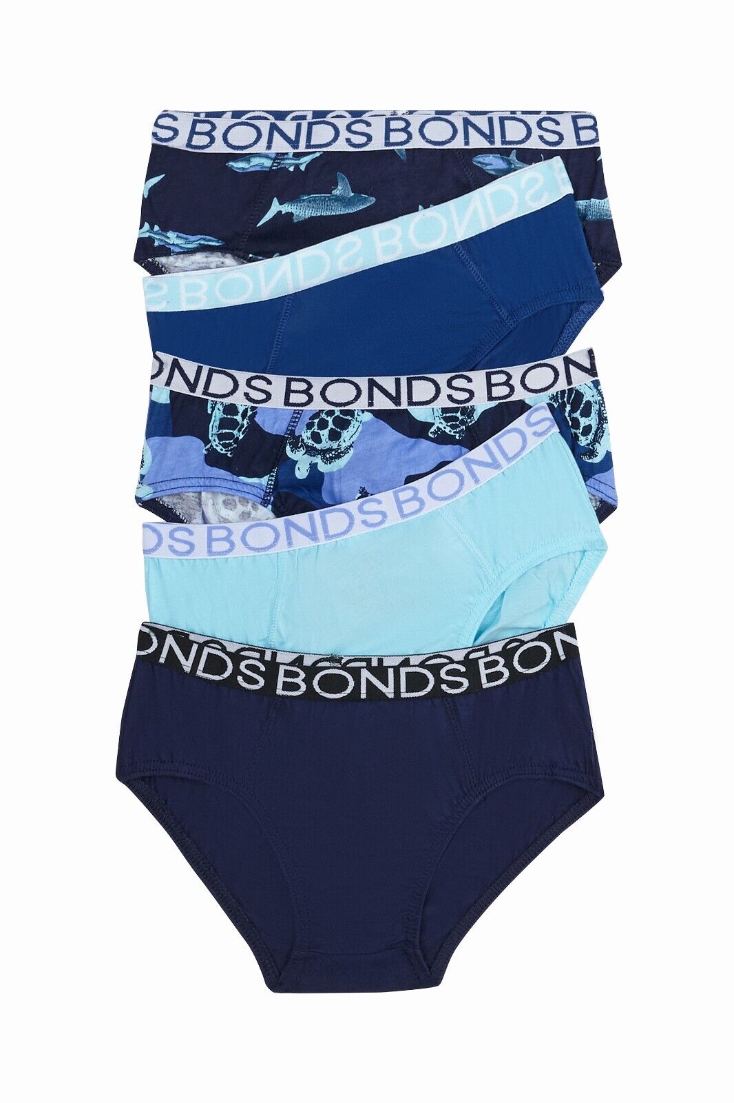 Bonds Boys Brief Soft Stretchable Comfortable Contoured Fit 5 Pack UWNU5A MI6