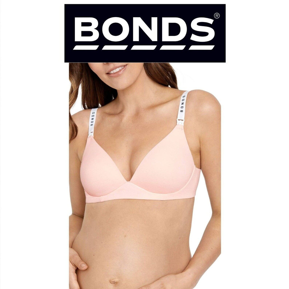 Bonds Womens Original Maternity Wirefree Contour Bra Comfy Coverage YXJ4Y