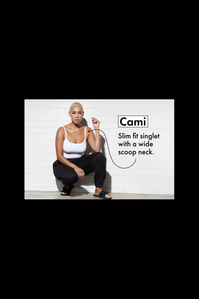 Bonds Womens Originals Cami Long Lasting Comfort Soft & Supportive 6 Pack CR9BI