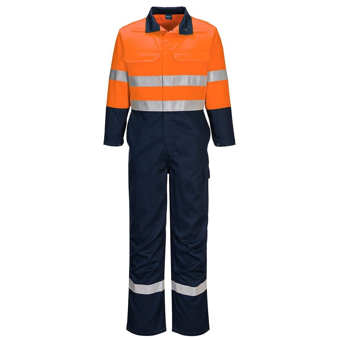 Portwest Mens Portflame Durable Taped Flame Resistant Coverall FR506