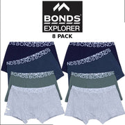 Bonds Boys Trunk Supportive Pouch with Comfy Coverage 8 Pack UWCD4A 09K