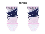Bonds Girls Bikini Soft and Stretchy Perfect Everyday Coverage 10 Pack UWNV5A