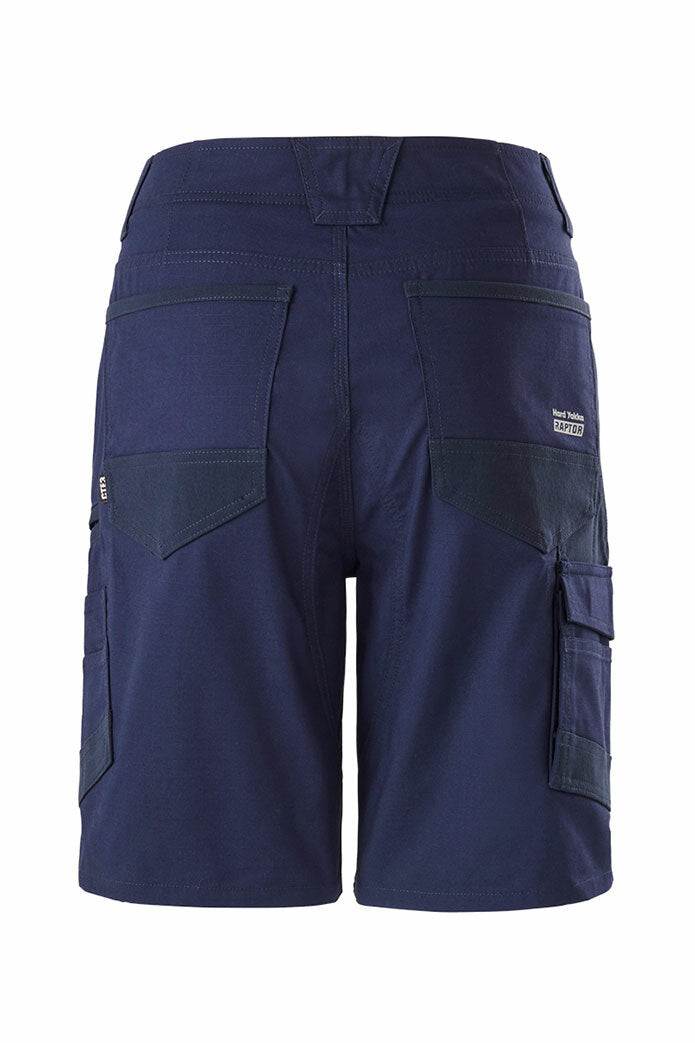 Hard Yakka 2 Pack Raptor Mid Shorts Work Comfortable Cargo Tough Flexible Y08228