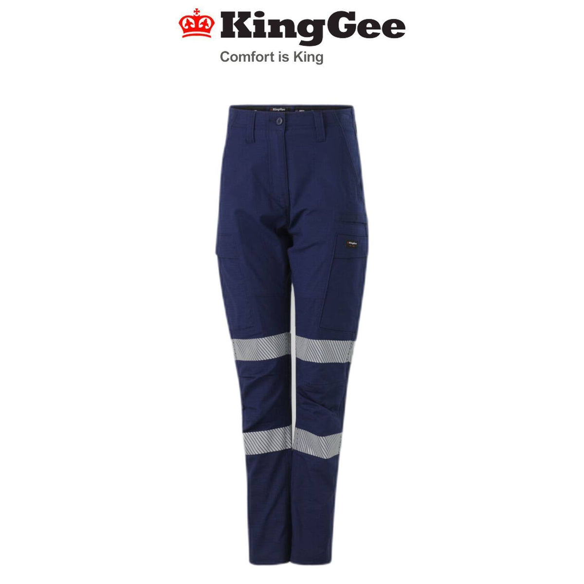 KingGee Womens Safety Workcool Pro Bio Motion Comfort Breathable Pant K43003