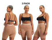 Bonds Womens Chafe Off Short Ultimate Thigh Saver Chafe Off Panel 3 Pack WR4P