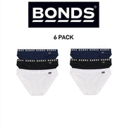 Bonds Girls Hipster Bikini Plain Comfortable Cotton Fabric 6 Pack UWPR3A