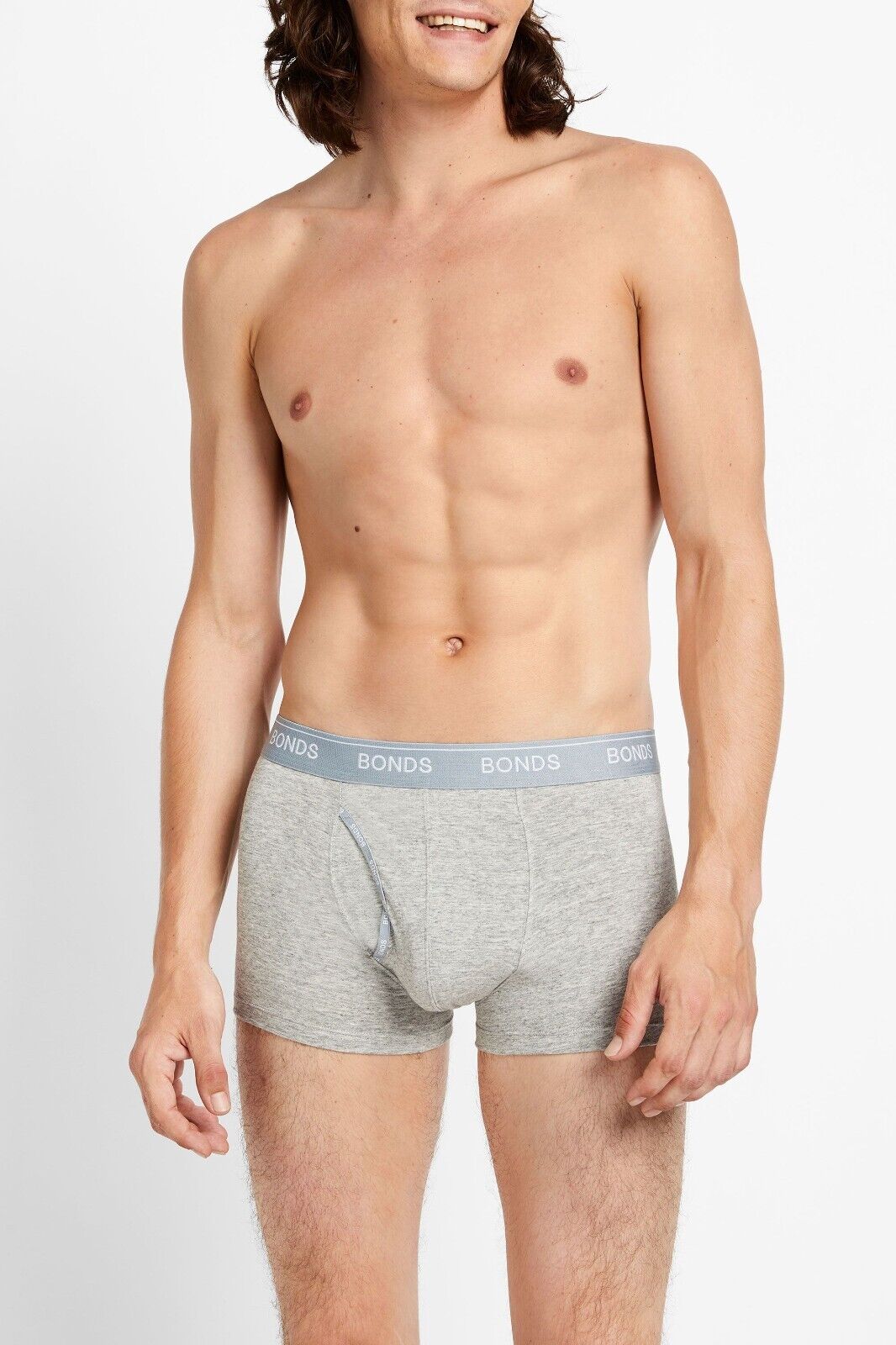 Bonds Mens Guyfront Trunk Stretchy Cotton Fabric Elastic Waistband 6 Pack MZVJ