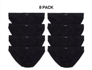 Bonds Mens Action Brief  Soft Cotton and Encased Elastic Comfort 8 Pack M8OS4