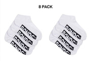 Bonds Kids Logo Cushioned Low Cut Socks Cotton Comfy Cushioning 8 Pack RXTV4W