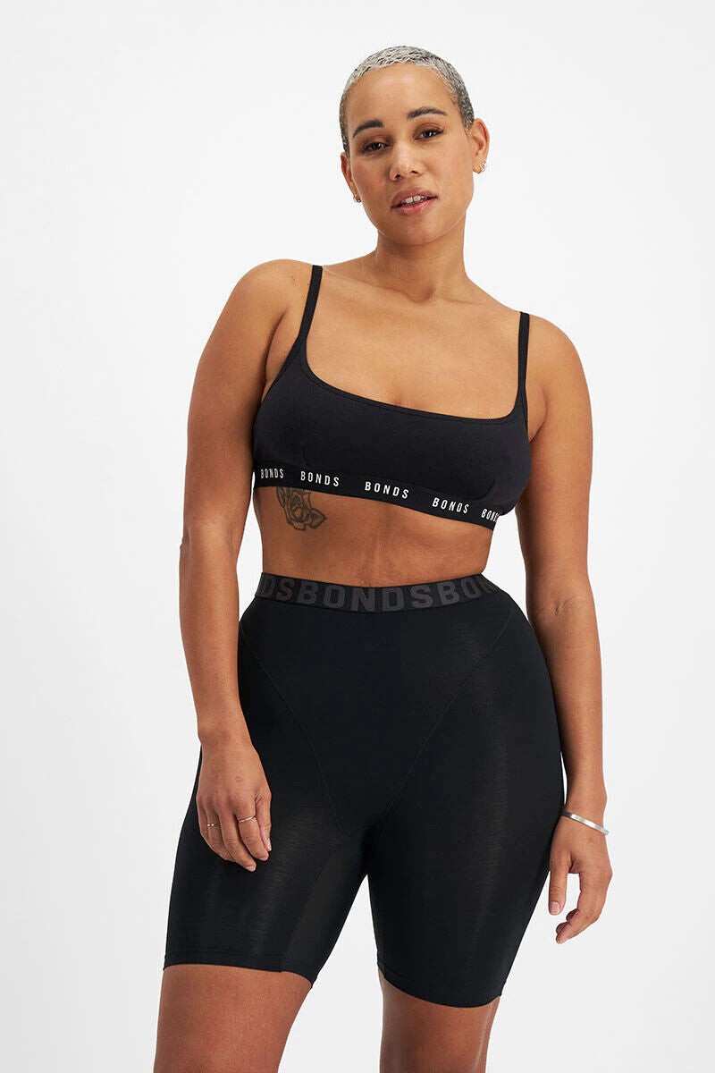 Bonds Womens Chafe Off Short Ultimate Thigh Saver Chafe Off Panel 6 Pack WR4P