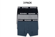 Bonds Mens Total Package Trunk Soft and Breathable Viscose Bamboo 3 Pack MWK83A