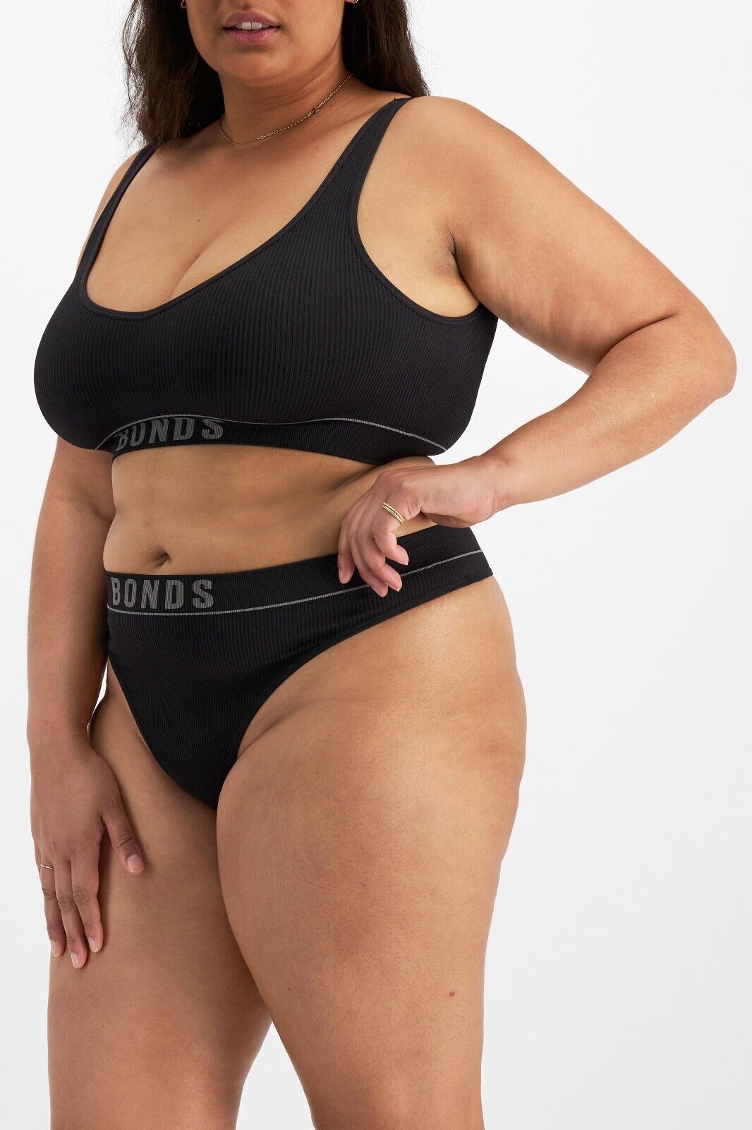 Bonds Womens Retro Rib Seamless Gee String Side Seams and Hi Leg WU8HA