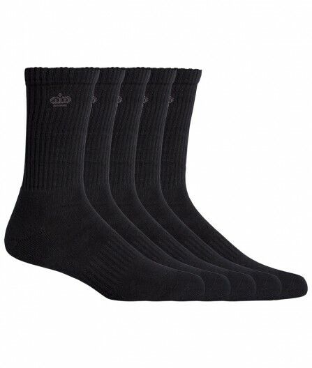 FATHER'S DAY SALE! KingGee Mens Crew 5 Pack Padded Footbed Work Socks K09035