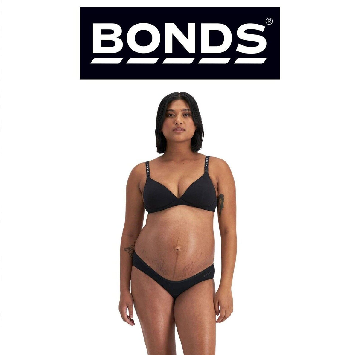 Bonds Womens Damn Dry Maternity Bikini Dipped Waist Soft & Flexible Undies WRFT