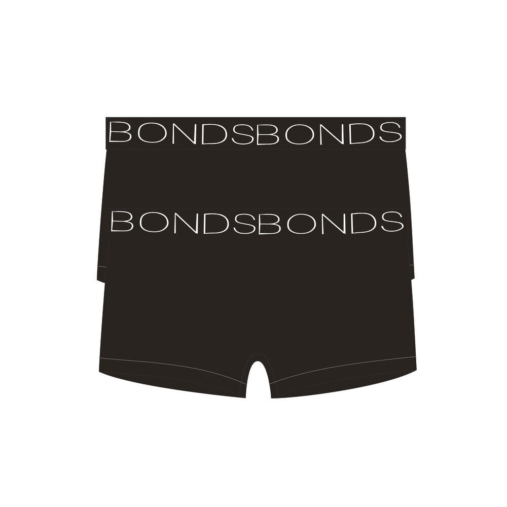 Bonds Girls Stretchies Shorties Brief Soft Cotton Comfortable 2 Pack UXVD2A
