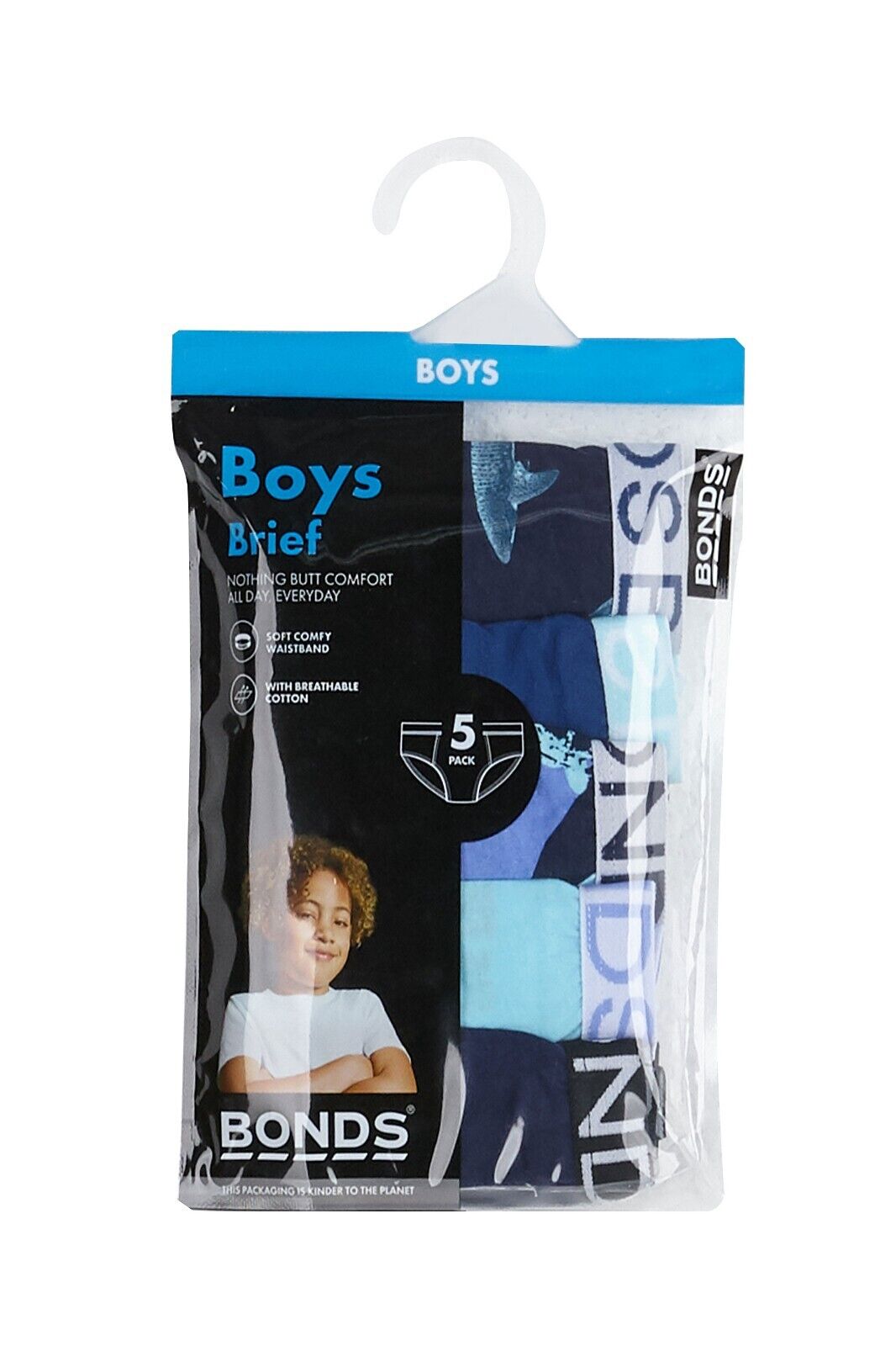 Bonds Boys Brief Soft Stretchable Comfortable Contoured Fit 15 Pack UWNU5A MI6