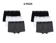 Bonds Mens Guyfront Trunk Stretchy Cotton Seam free Sides Elastic 6 Pack MZ963A