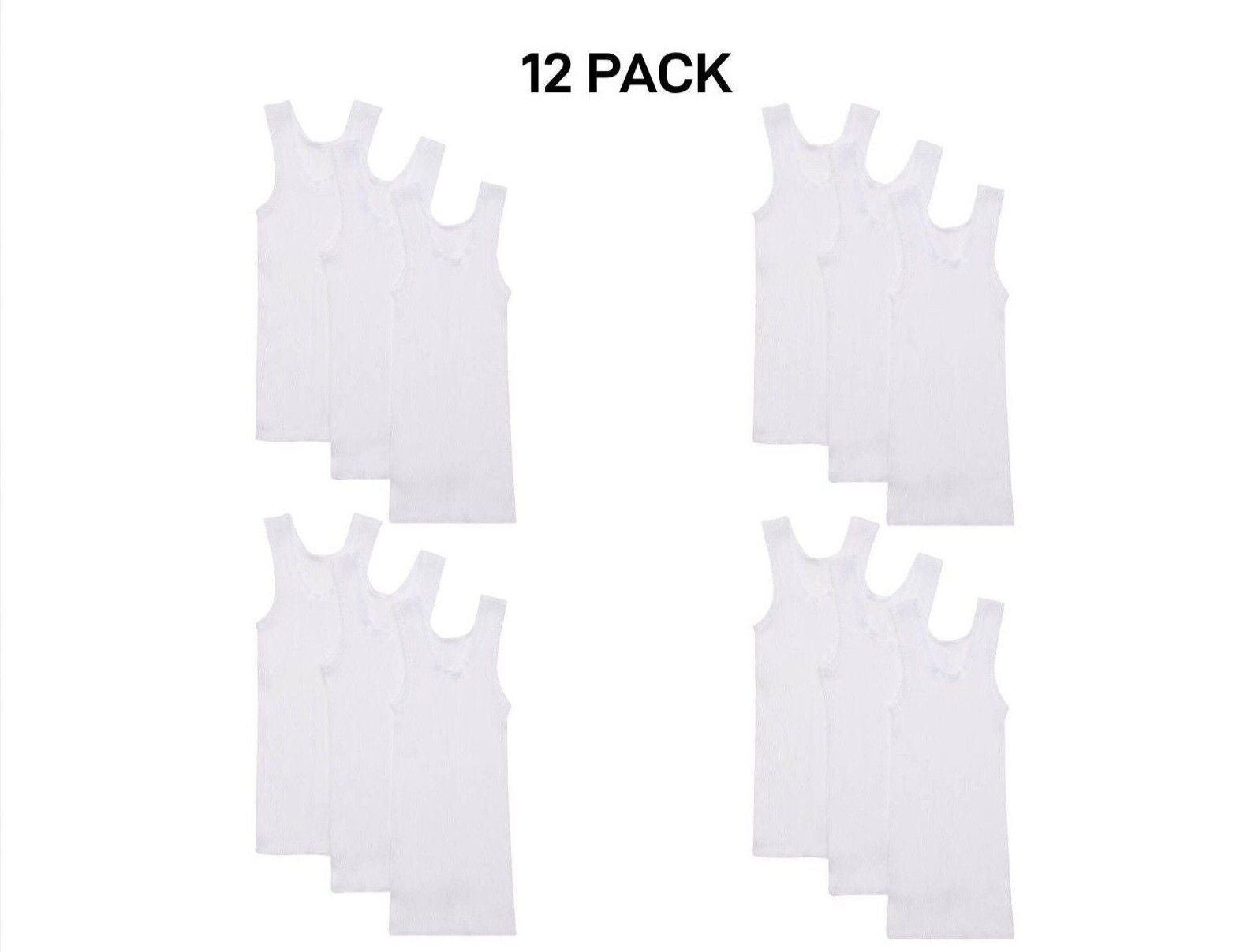 Bonds Baby Vest Extra Warmth & Comfort with Side Seamfree 12 Pack BXHNT