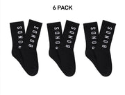 Bonds Womens Originals Crew Socks Cushioned Foot Soft Cotton 6 Pack LYEQ2N