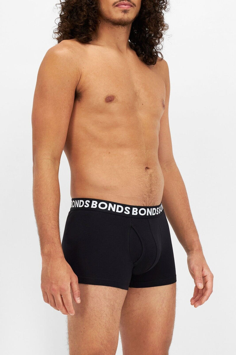 Bonds Mens Everyday Trunks Convenient Double Lined Pouch Underwear 3 Pack MWQ8