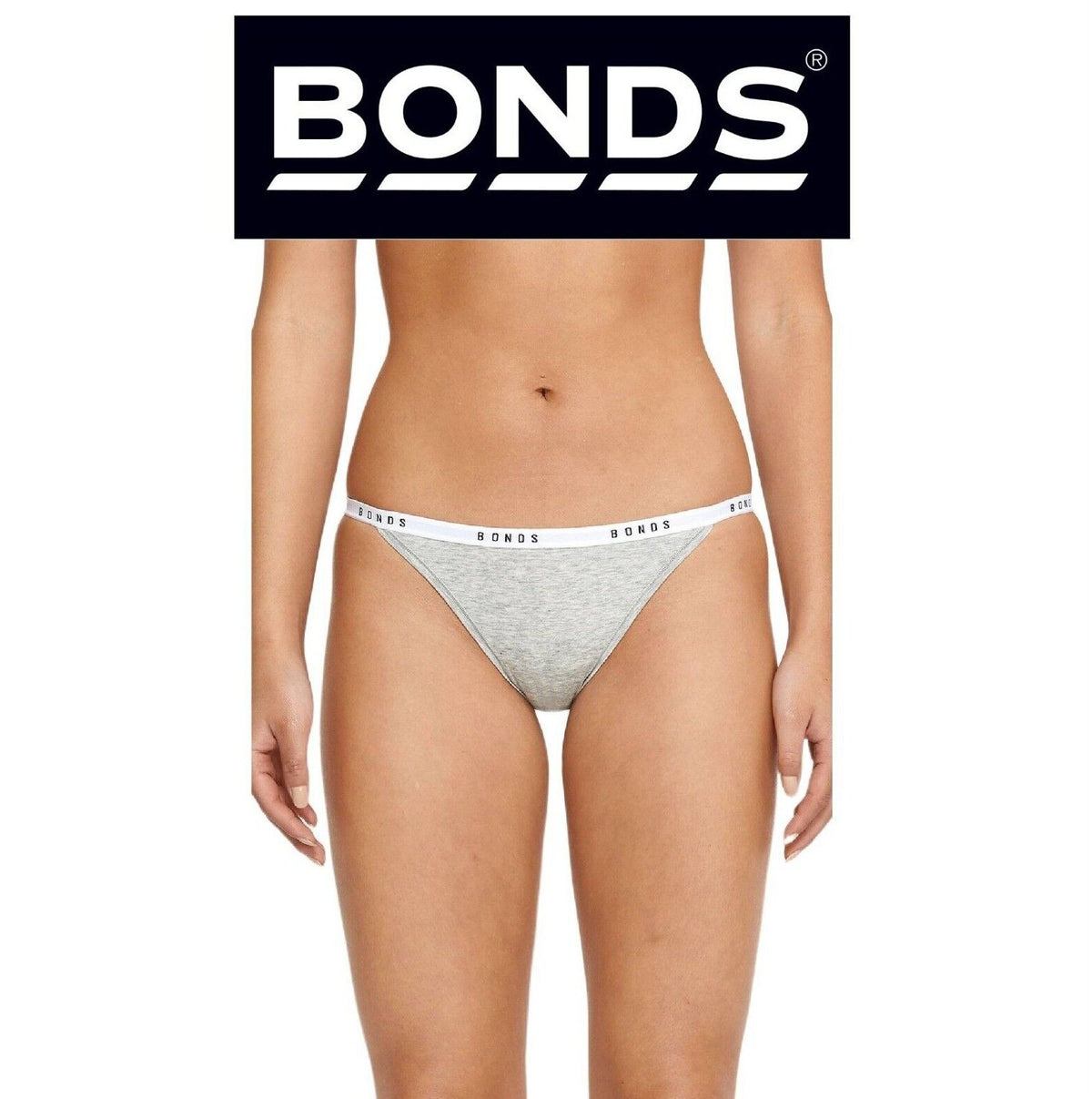 Bonds Womens Original String Bikini Marle Breathable Silk Fabric WV7GA