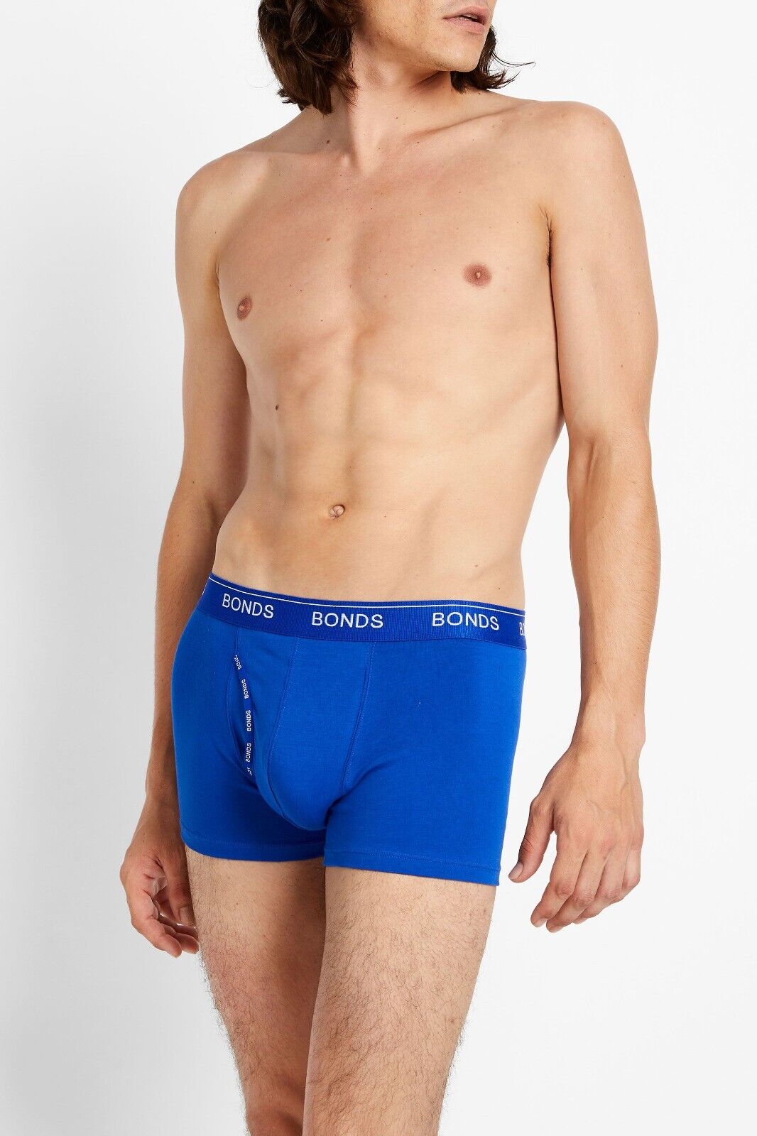 Bonds Mens Guyfront Trunk Seamfree Sides and Fly Front Opening 3 Pack MY963A
