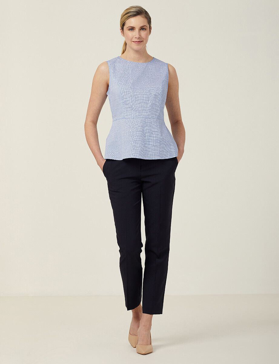 NNT Womens Avignon Abstract Sleeveless Shell Top Flattering Waist Comfort CATUK9