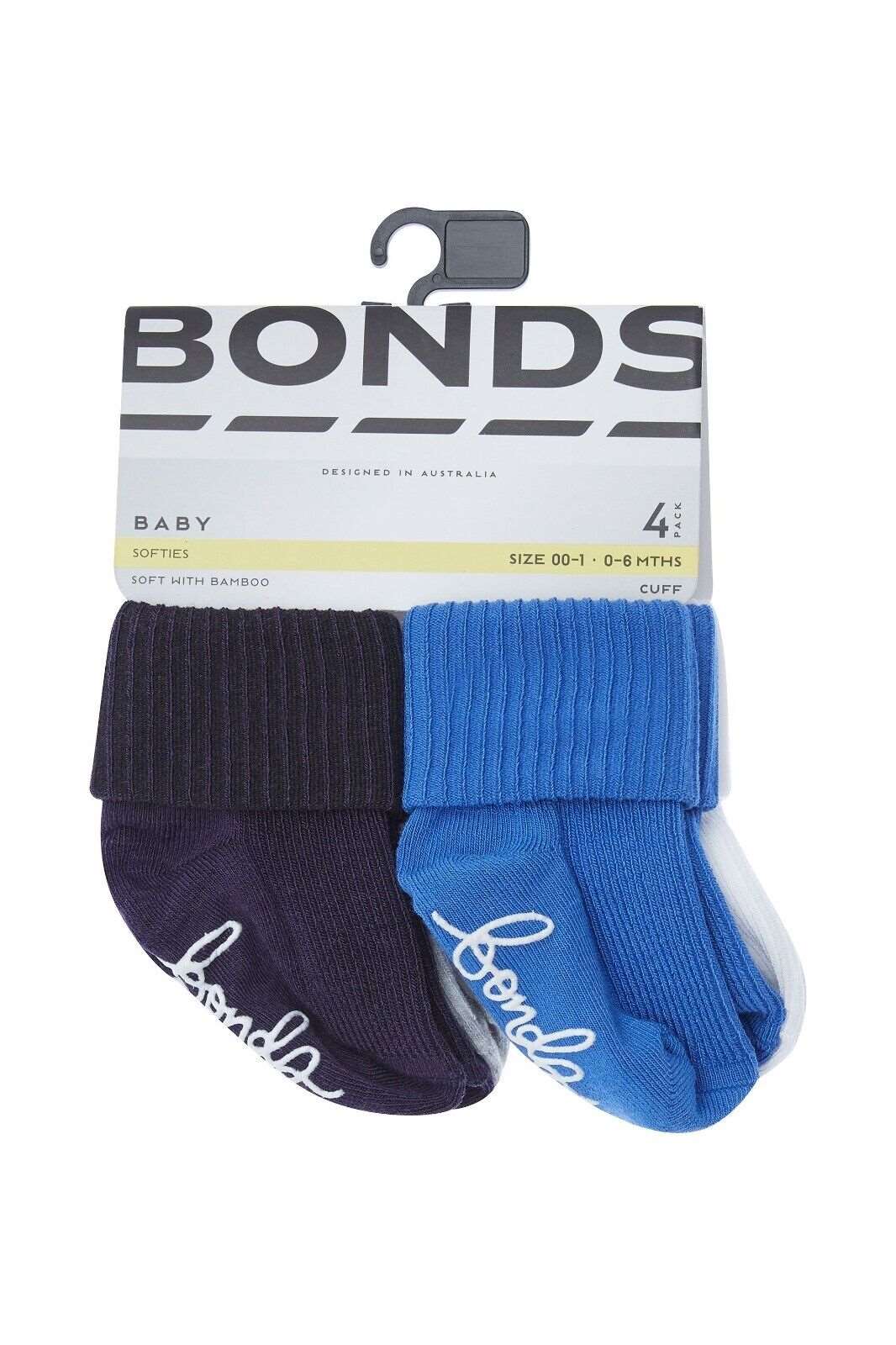 Bonds Baby Bamboo Cuff Super Soft and Feature Fun Colours 12 Pack R41354