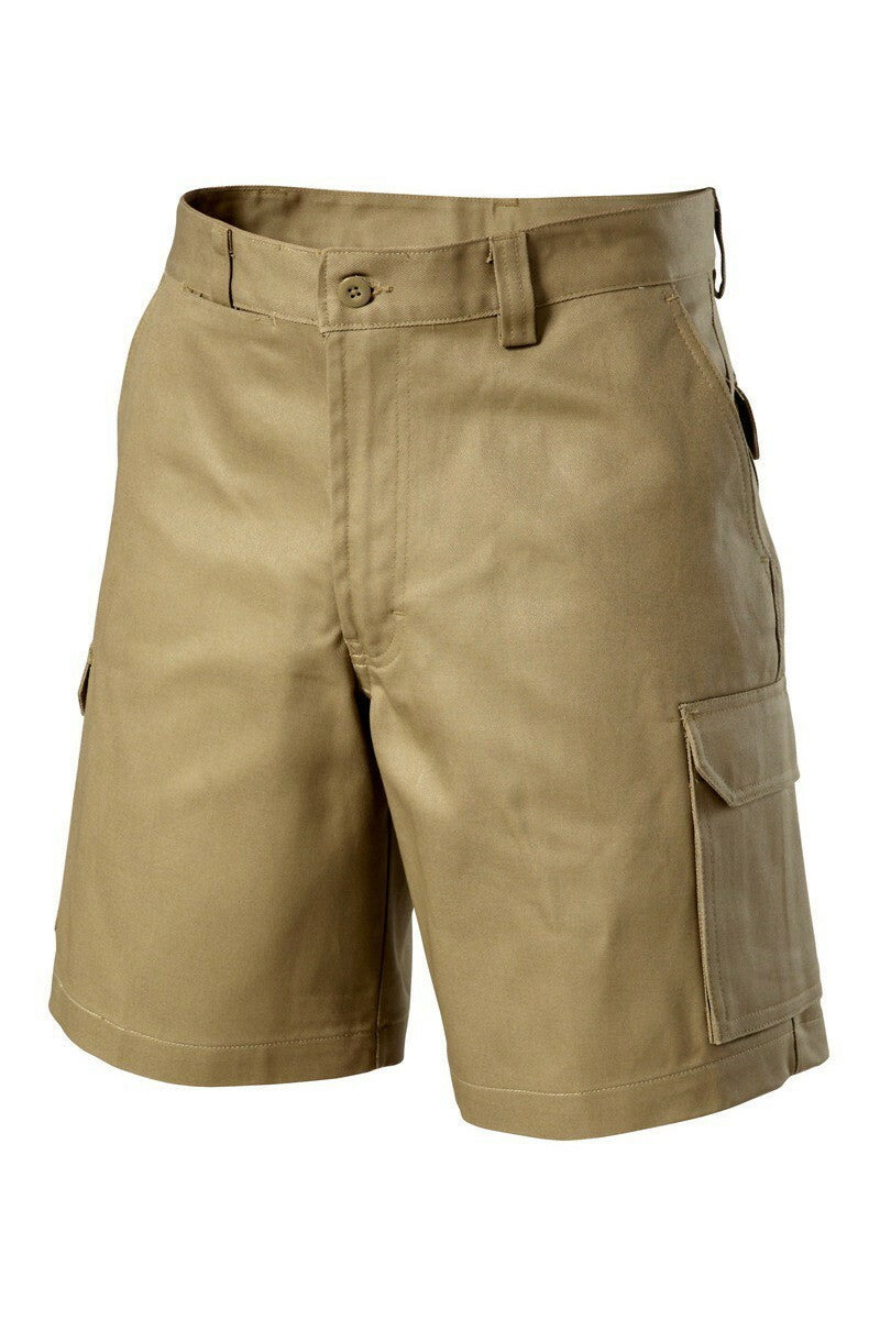 Hard Yakka Mens 4 Pack Generation Gen Y Cotton Cargo Drill Work Shorts Y05500