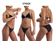 Bonds Womens Icons String Bikini String Side Flattering Dipped Waist 3 Pack WRFL