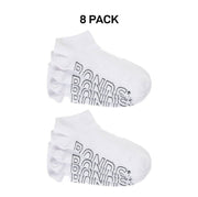 Bonds Mens Logo Lightweight No Show With Mesh Cooling Zone Socks 8 Pack SXN44N
