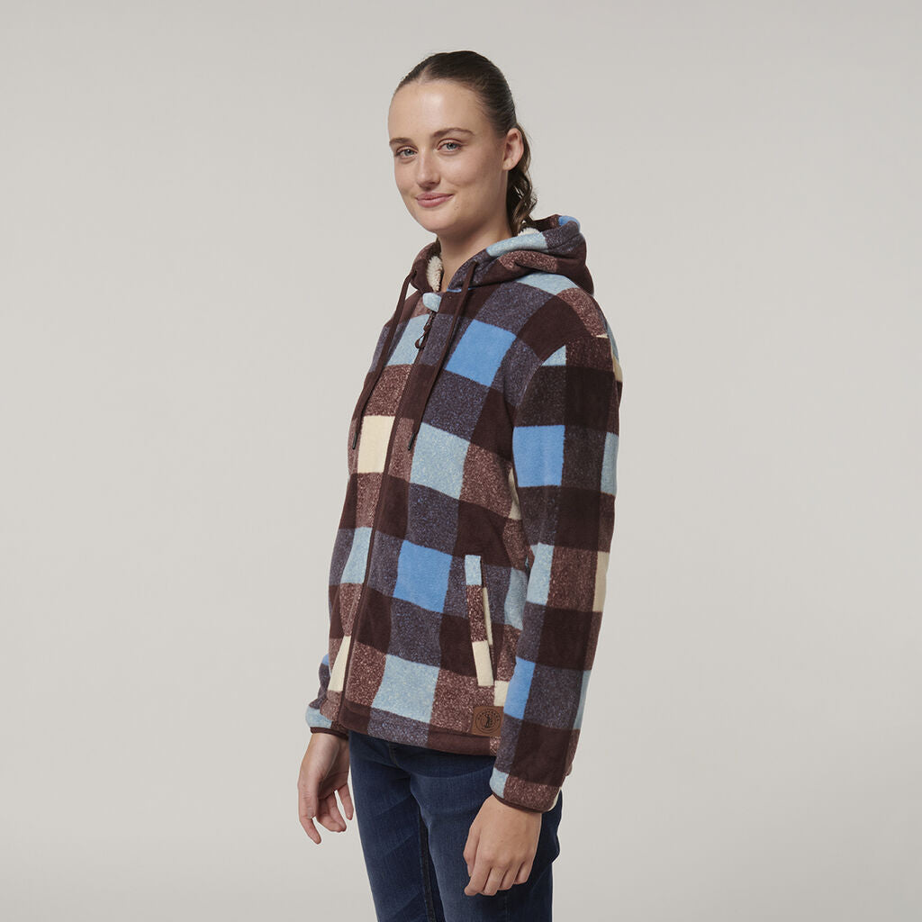 Clearance! Hard Yakka 4 Pack Womens Check Zoodie Winter Comfort Work Y08522-Collins Clothing Co
