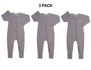 Bonds Baby Wondersuit Two-way Zip Soft Cosy & Stretchable Fabric 3 Pack BZDYM