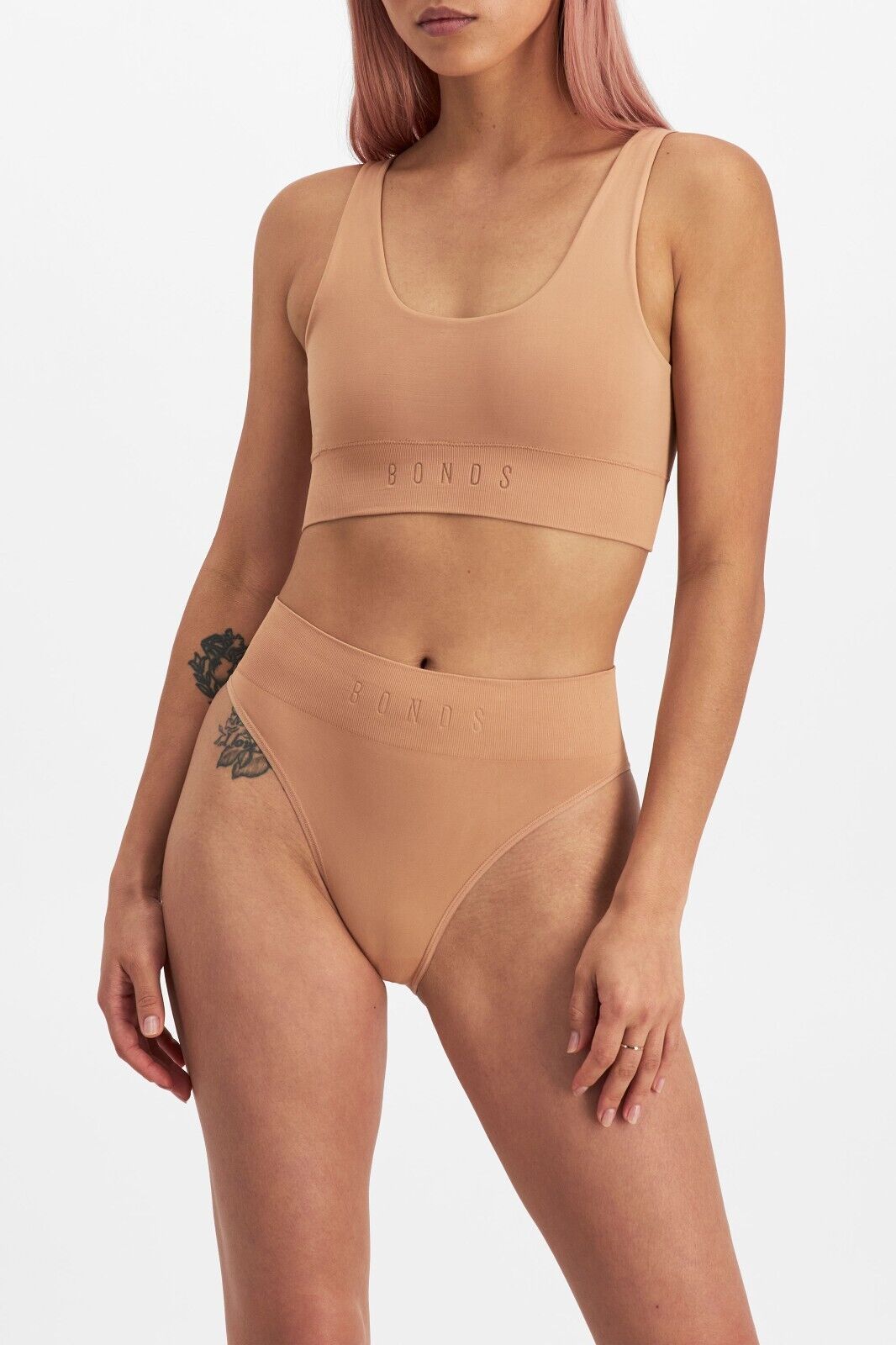 Bonds Womens Bases String Bikini Seamless Soft & Stretch Hi Waist 6 Pack WT4R