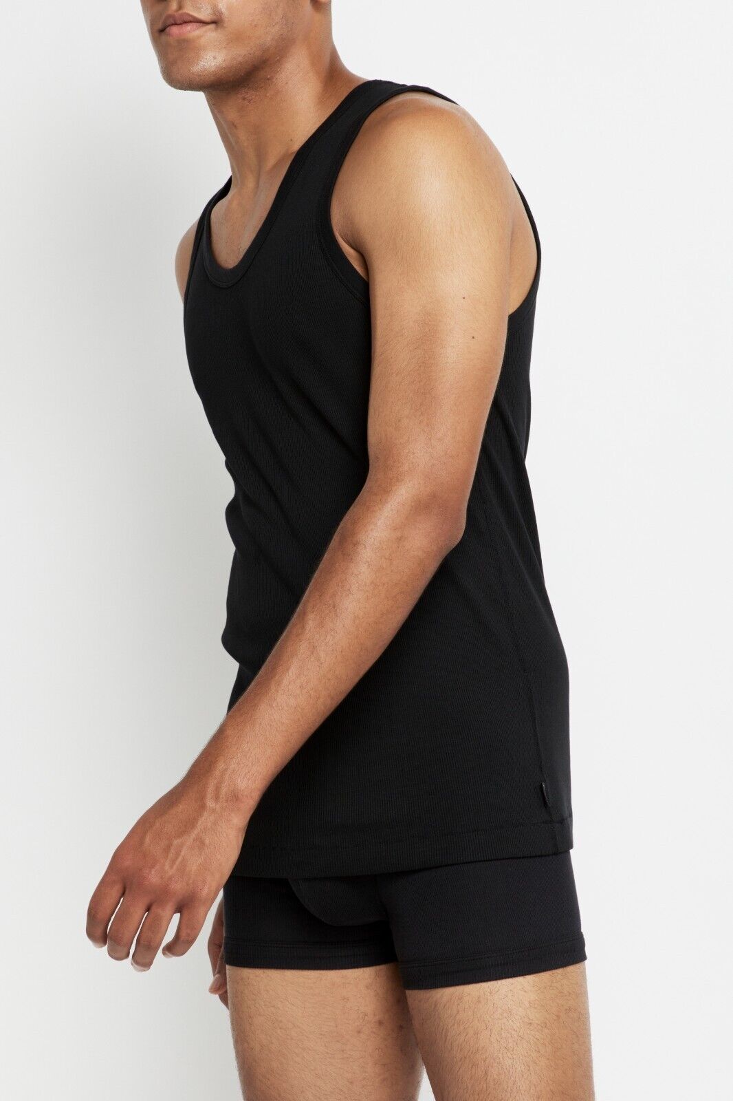 Bonds Mens Organic Chesty Cotton Rib Modern Classic Singlet Shape 6 Pack MX3R