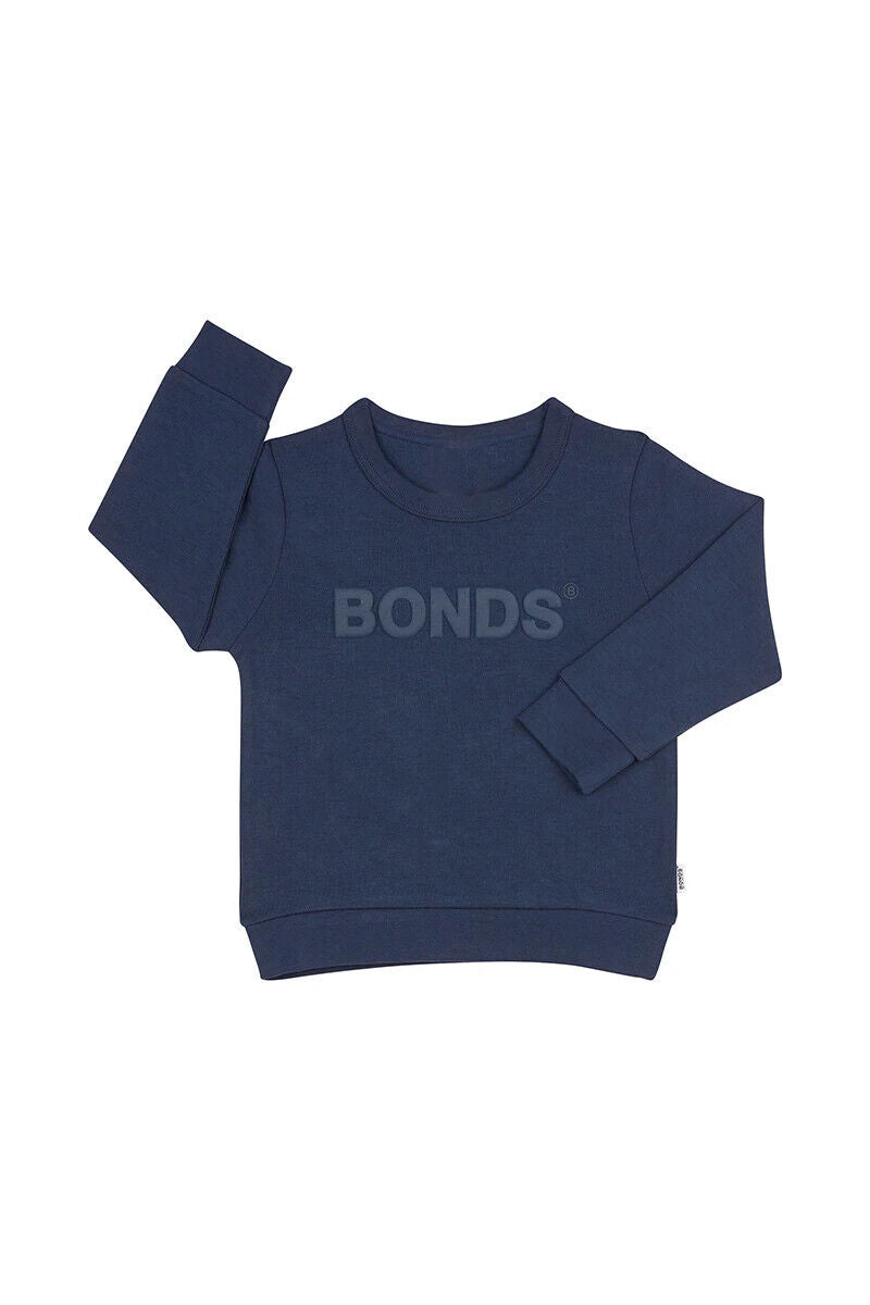 Bonds Baby Tech Sweats Pullover Ultimate Warm Comfort Sporty Style 3 Pack KVQTA