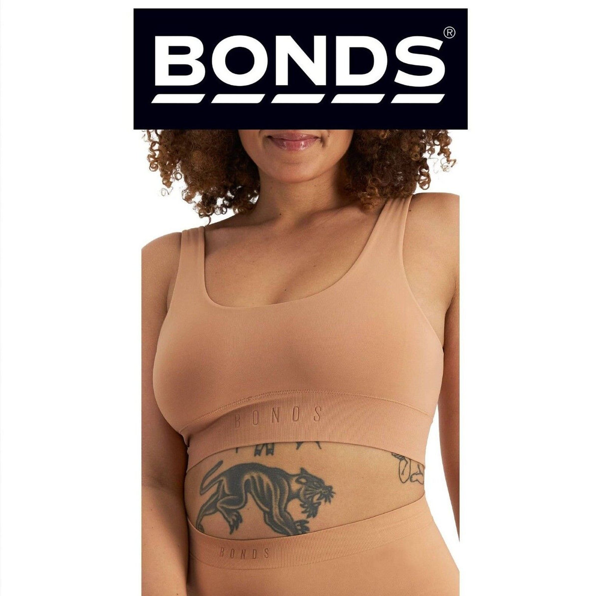 Bonds Womens Bases Scoop Crop Smooth Stretchy Wide Comfy Underband WT97