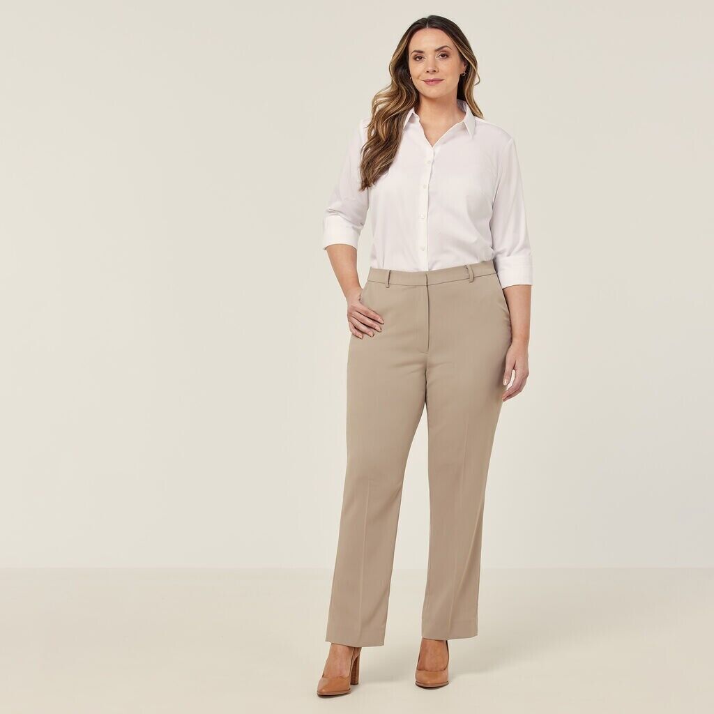 NNT Womens Crepe Lightweight Stretch Comfort Classic Straight Leg Pant CAT3YD-Collins Clothing Co