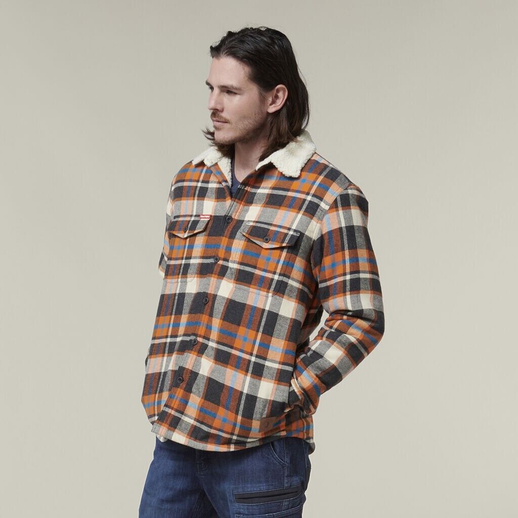 WINTER SALE! Hard Yakka Mens Heritage Trucker Sherpa Warm Work Jacket Y06823
