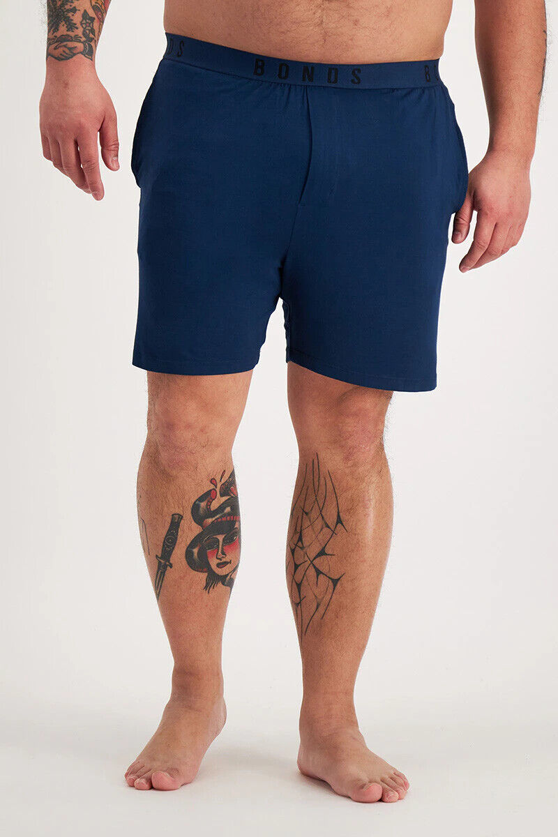 Bonds Mens Sleep Viscose Bamboo Short Comfy Soft Elastic Waistband 6 Pack MW9M