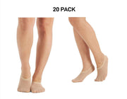 Bonds Womens Sheer Relief Cushioned Footlet Wicks Moisture 20 Pack L64711