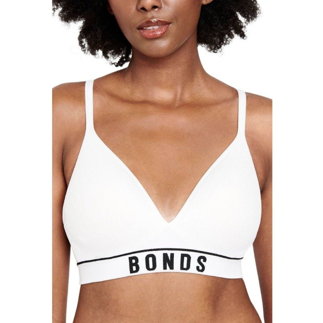 Bonds Womens Retro Rib Wirefree Tee Bra Comfortable & Stretchable YXF7Y