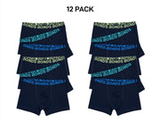Bonds Boys Trunk Sport Moisture Wicking Cool Dry Comfort Covered 12 Pack UWKN3A
