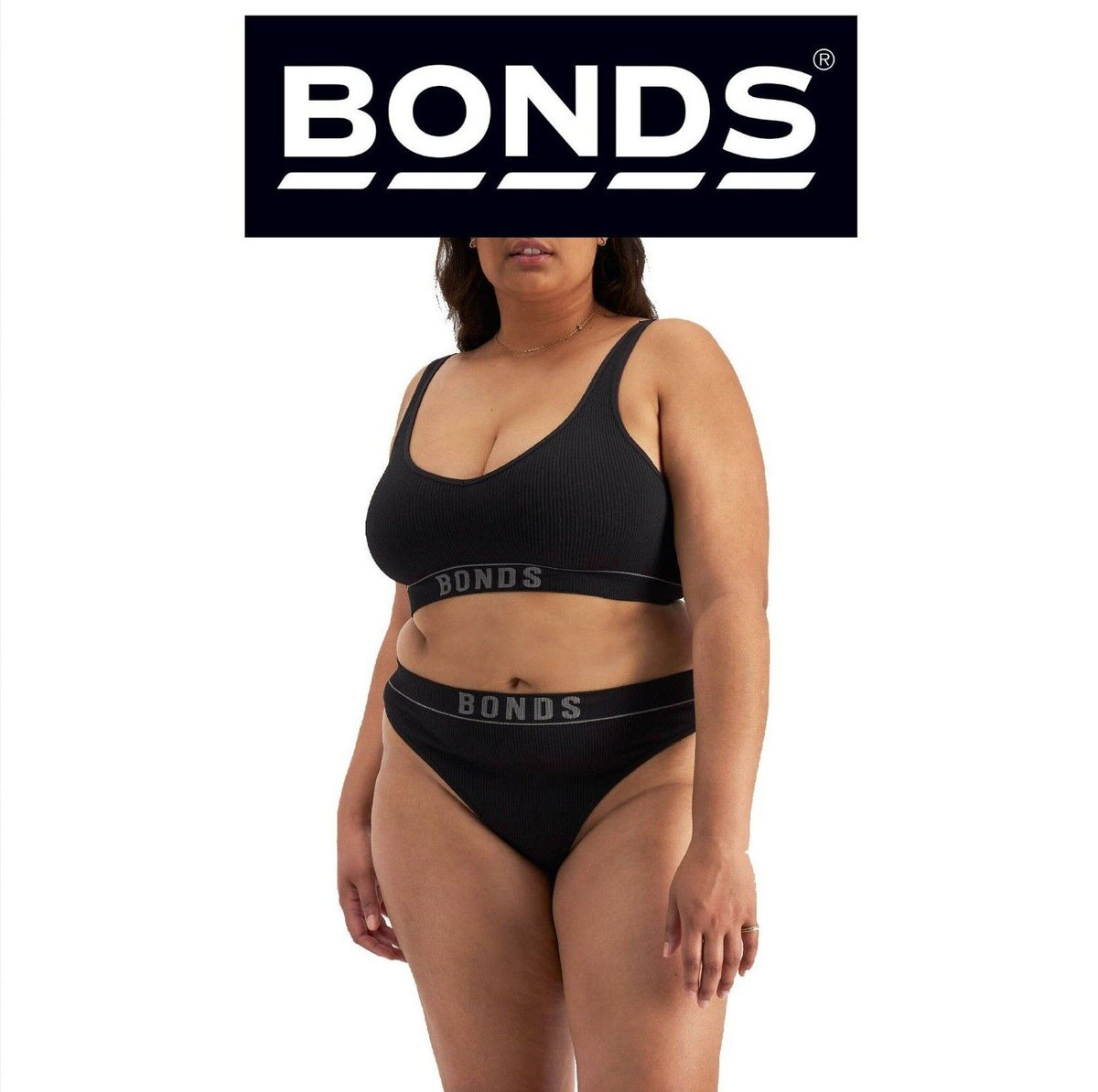 Bonds Womens Retro Rib Seamless Gee String Side Seams and Hi Leg WU8HA