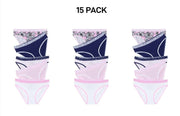 Bonds Girls Bikini Soft and Stretchy Perfect Everyday Coverage 15 Pack UWNV5A