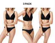 Bonds Womens Original Gee Soft Breathable Stretchable Waist Brief 3 Pack WVGHA